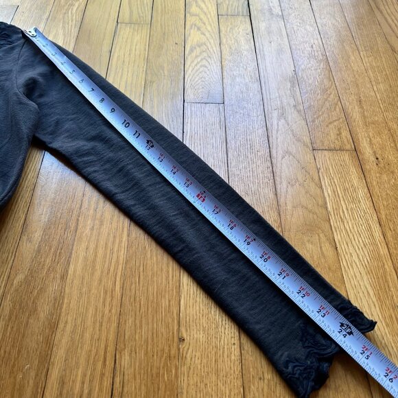 Anthropologie Saturday Sunday Size S Gray Ellie Long Sleeve Embroidered Dress - Picture 13 of 16